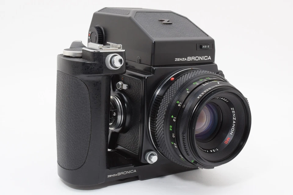 Read! [APP MINT] Zenza Bronica ETR S Film Camera 75mm F2.8 Lens AE II From Japan - Image 4 of 4