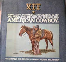 Signed 1st ed! 1975 XIT American Cowboy Caleb Pirtle HC DJ VG LTD ed 23397 📚