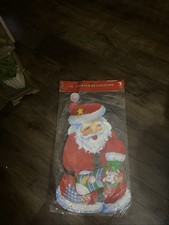 Vintage Christmas Santa Cardboard Approx 36 Tall