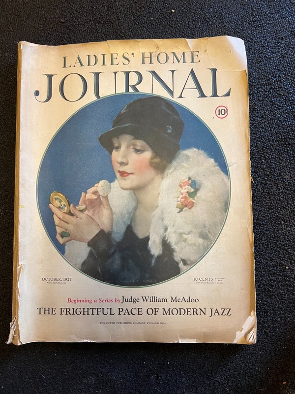 Ladies Home Journal Magazine October 1927 Frightful Pace of Modern Jazz