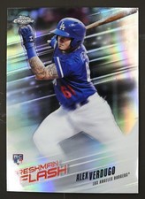 2018 Topps Chrome #FF-10 Alex Verdugo Freshman Flash Los Angeles Dodgers