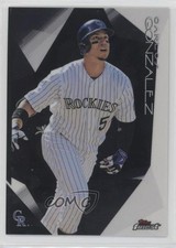 2015 Topps Finest Hot Box Black Refractor Carlos Gonzalez #75 y0i