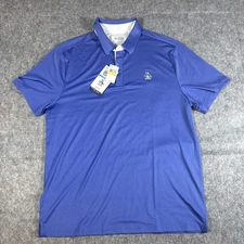 Penguin by  Munsingwear  Amparo Blue Polo Shirt Size Medium