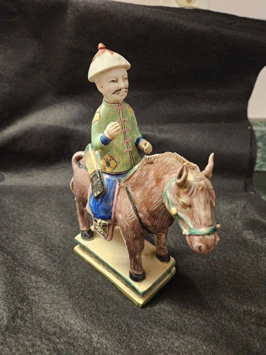 马陶瓷古董原创中国风雕像、雕像| eBay