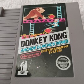 Donkey Kong (NES 1986) Arcade Classics Series 5-Screw Five Nintendo Black Box