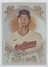 2021 Topps Allen & Ginter's Hot Box Silver Portrait Short Print Zach Plesac 0t2