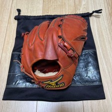 Mizuno Pro CustomMade Pitcher's Glove Hardball Red Leather From Japan