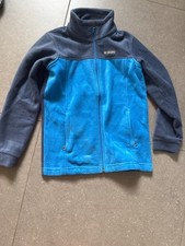 Columbia Kids Navy Blue Full Zip Fleece Jacket Size Medium