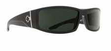 AUTHENTIC SPY SUNGLASSES COOPER GLOSSY BLACK/GREEN LENS
