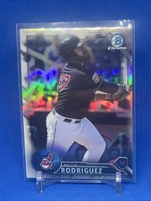2016 Bowman Draft Nellie Rodriguez BDC-146 Chrome Refractor Cleveland Indians
