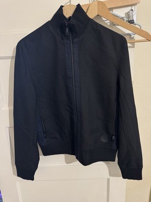 Ted Baker Univers schwarze abgesetzte Bomberjacke für Herren 285 £