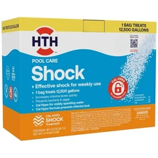 HTH 52030B Swimming Pool Care Shock, Cal Hypo Formula 13.3oz (12 Pack)