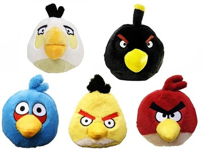 Angry Birds 8'' Plush Assortment: Set of 5 Birds