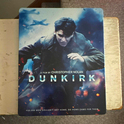 Dunkirk Steelbook Blu-ray Christopher Nolan Hardy Styles Branagh PG-13 English