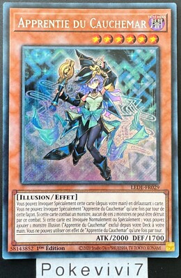 Yu-Gi-Oh! Karte ALBTRAUMLEHRLING LEDE-FR029 Secret Rare NEU