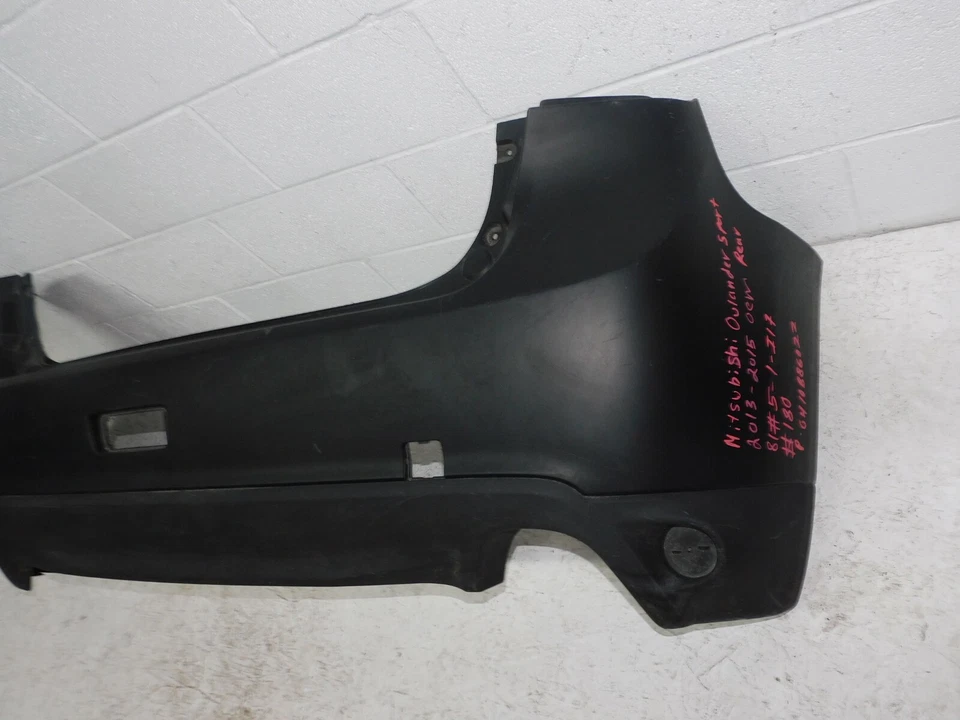 2013 2014 2015 MITSUBISHI OUTLANDER SPORT REAR BUMPER COVER OEM - Изображение 2 из 4
