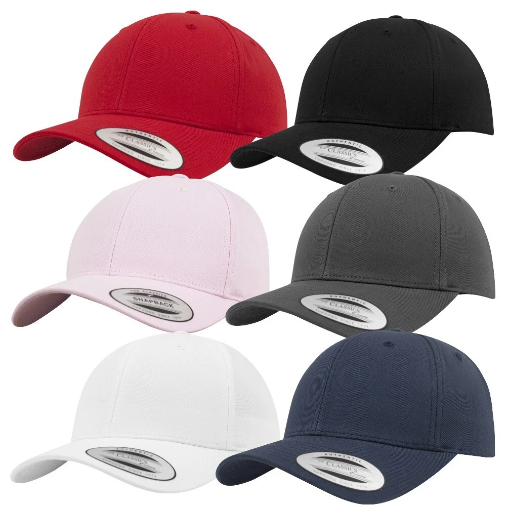 Yupoong Flexfit Curved Classic Snapback Cap Baseball Baseball Cap Dad 6 Panel