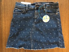 DL1961 Girls Jenny Denim Skirt, DL Ultimate, Denim w/ stars - Size 14