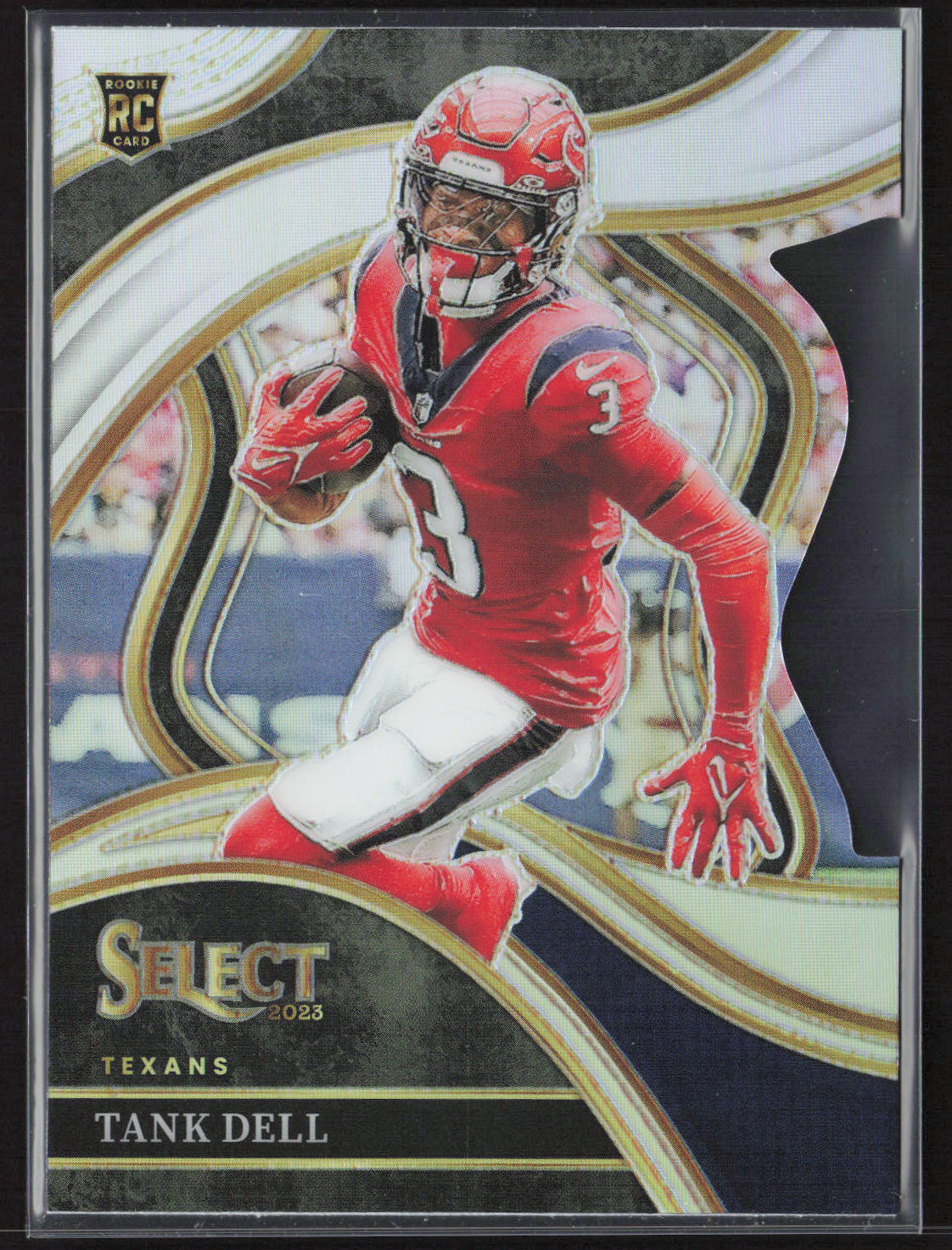 2023 Panini Select #219 Tank Dell Silver Prizms Die Cuts Rookie Texans
