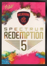 2022 AFL FOOTY STARS [SPECTRUM REDEMPTION 5] CARD - SR-M5 (MELBOURNE) #108