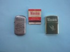 Winston Cigarette lighters &  Vintage Book of Winston Matches -Tobacciana — photo 1