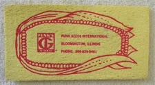 Funks G Hybrid, FUNK Seeds International, Seed Corn Ear Advertising Sponge