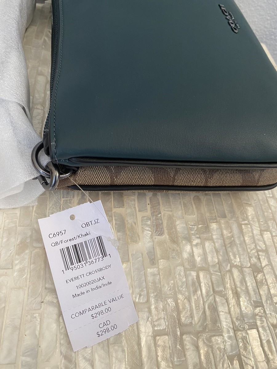 Coach Everett Crossbody In Colorblock Signature Canvas QB