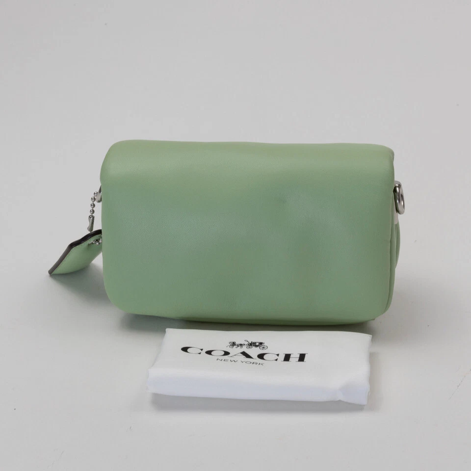Borsa a tracolla Coach Pillow Tabby 18 pistacchio pallido (usata come da foto)