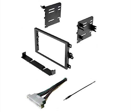 ASC Car Stereo Dash Kit Wire Harness Antenna Adapter to Install a Double Din Rad
