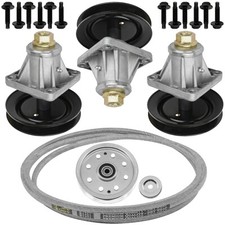 46" Deck Spindle w/Pulley  Belt for Cub Cadet LT1045 LT1046 618-04123 918-04123