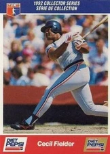 #13 Cecil Fielder - Detroit Tigers - 1992 Diet Pepsi Baseball