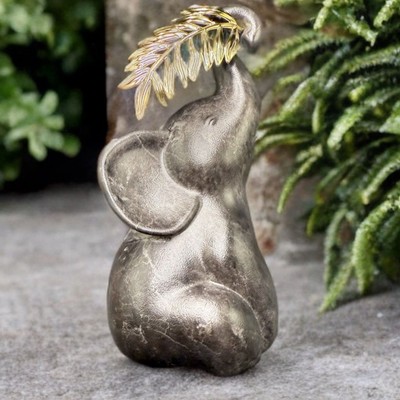 Bath & Body Works Wallflower Plug Gray Elephant Gold Fern Decor