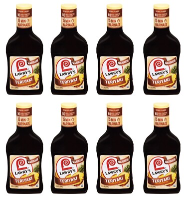 Lawry s Teriyaki Marinade with Pineapple Juice & Asian Seasonings 8 Pack of 12oz