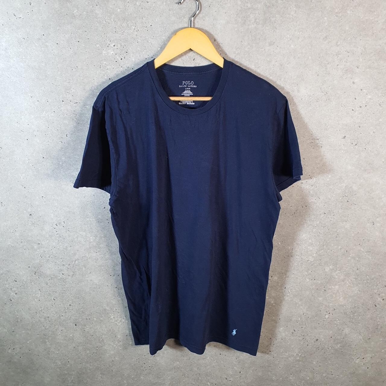 Polo Ralph Lauren vintage uomo grande blu ricamata vestibilità classica pony