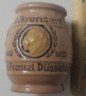 1953 Lowensenf Mustard Jar☆Vintage☆Made In Germany◇Lion'S Head◇Anniversary☆L@K