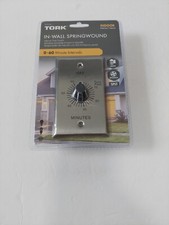 Tork In-Wall Interval Timer Switch, Range 0-60 Minutes SpringWound RFF60M Indoor