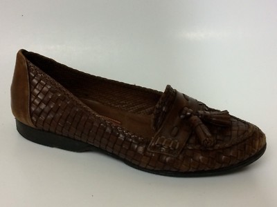 Mocassins Cole Haan Femme - Marron - Taille 7.5 B - À Glands - Occasion Très Bon état