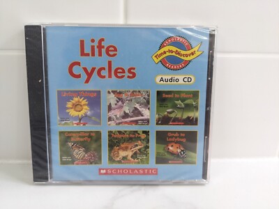 Life Cycles Audio CD Scholastic NEW SEALED Learning Education Science for Kids
