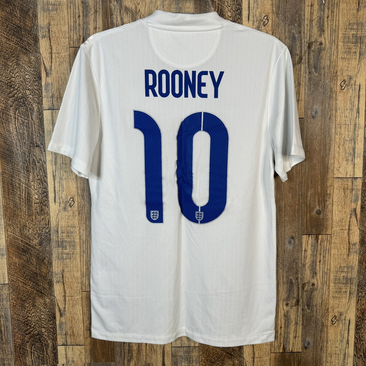 England 2014 Home WC Soccer Jersey Wayne Rooney #10 Nike Men's Sz