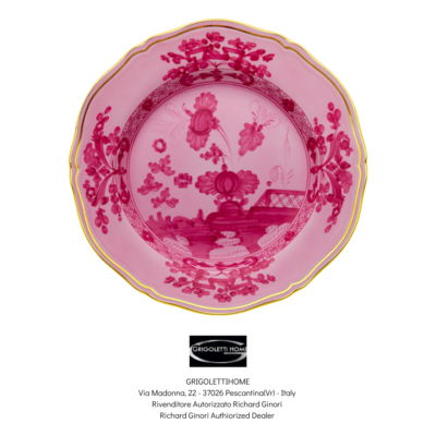 Richard Ginori Oriente taliano ポルポラ21cm Richard Ginori Oriente Italiano Porpora - Set Of 6 Dessert Plates