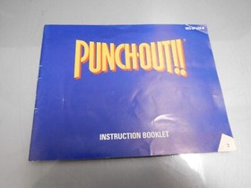 Punch-Out!! Nintendo Entertainment System NES 1990 carro manual cubierta antipolvo suelta