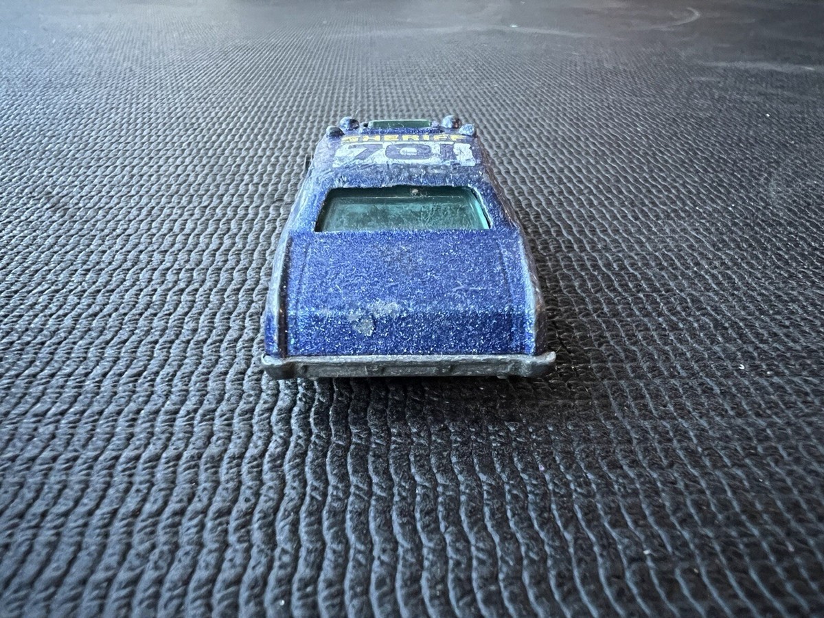 Hot Wheels 1977 Sheriff 701 Police Highway Patrol Car 1978 Dodge