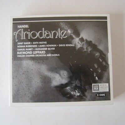 George Frideric Handel - Handel: Ariodante Opera in Three Acts - 3 CD Set Sealed