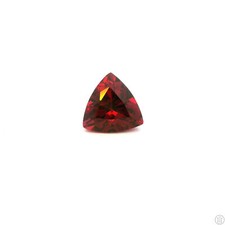 0.95 Carat Natural Rhodolite Garnet 6 mm Trillion Faceted Gemstone Tanzania