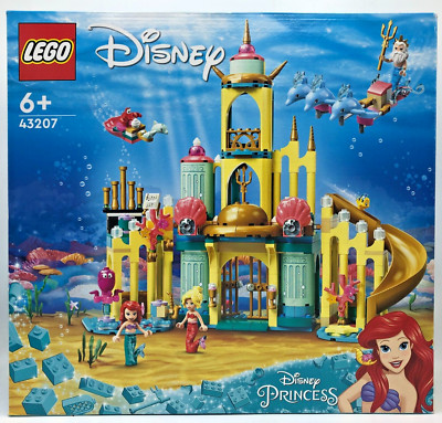 LEGO Disney Princess 43207 Arielles Unterwasserschloss 498 Teile Arielle Triton