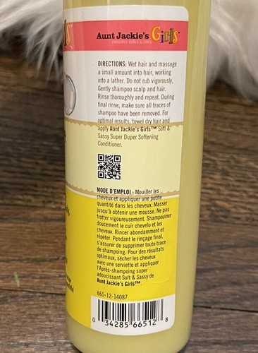 Aunt Jackie's Girls Heads Up Moisturizing & Softening Shampoo 12oz - Picture 4 of 5