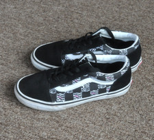 Vans Old Skool  Big Kid Kids Shoes  Zebra Daze  Black/White  Size 5 Juniors
