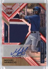 2018 Panini Elite Extra Edition Red 17/49 Miguel Aparicio #FTSA-MA Auto 2a9