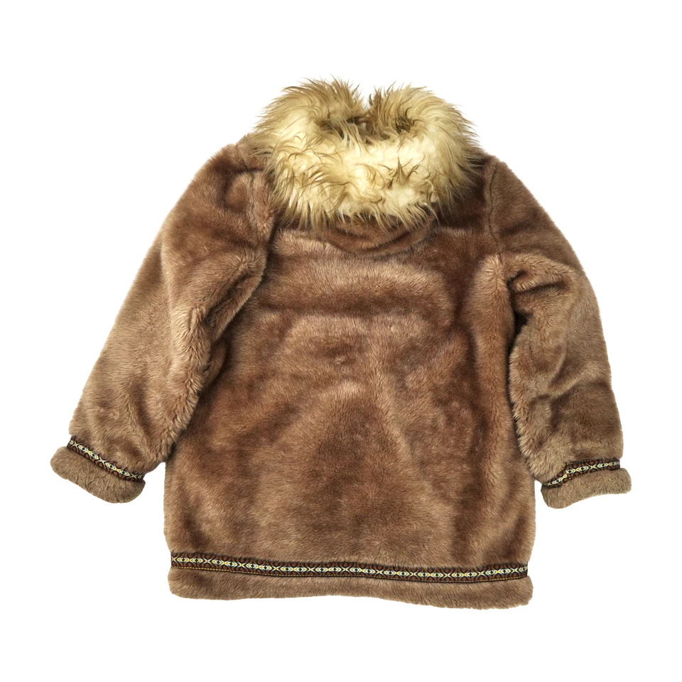 Chaqueta De Colección Hansa Branta Stearns Para Hombres XL Marrón Años 70 Imitación Piel Plumón de Ganso Esquimal Foto 2 de 4