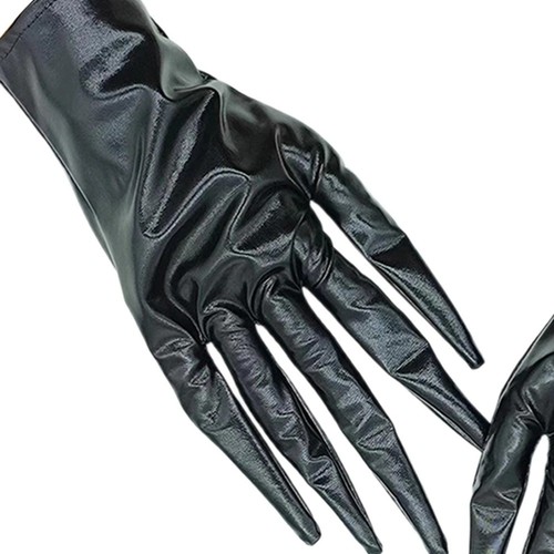 Short Ghost Claw Mittens Slender Fingers Cosplay Costume Gloves Handwear - Picture 7 of 12